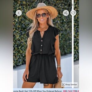 Black adorable brand new jumpsuit with tags